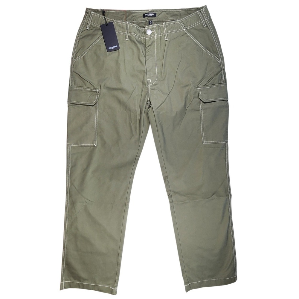 True Religion Men's Cargo Pants Workwear Utility Streetwear Size‎ 38 NWT